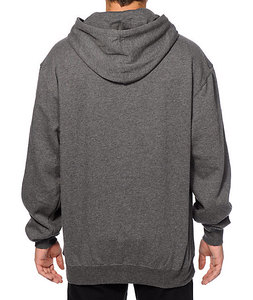 เสื้อฮู้ดดี้โอเวอร์ไซส์ผ้าฝ้าย 100% สไตล์สตรีทแวร์สำหรับฤดูหนาว แบบ OEM สั่งทำพิเศษ พร้อมกระเป๋าพิมพ์ลายนูน 3 มิติ ระบายอากาศได้ดี เป็นมิตรต่อสิ่งแวดล้อม สำหรับผู้ชาย - Product Image 2