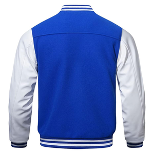 Vestes universitaires d'hiver personnalisées de meilleure qualité pour hommes Tissu de laine respirant Style Letterman Broderie Long Logo surdimensionné - Product Image 3