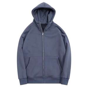 Sudaderas Casuales Extra Grandes para Mujer y Hombre, Sudadera de Algodón Grueso, Holgada, Corta, Moderna, con Cierre para Hombre - Product Image 3