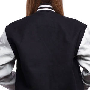 Chaqueta universitaria lisa de última moda para mujer, novedad de 2024, chaqueta universitaria de cuero transpirable y cómoda - Product Image 5