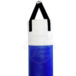 Nouveaux sacs de frappe en cuir bleu 180 cm avec logo personnalisé Sacs de frappe de boxe sur pied Design personnalisé à vendre - Product Image 6