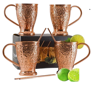 Accessoires pour boissons Tasse Julep en métal écologique faite à la main Meilleur design pour l'eau et la cuisine Tasse en verre - Product Image 2