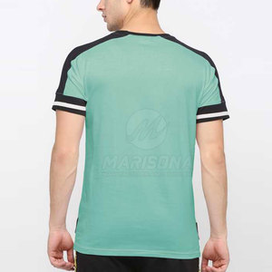 T-shirt décontracté pour homme de haute qualité 100% coton, léger, respirant, écologique, séchage rapide, couleur unie, manches courtes - Product Image 3