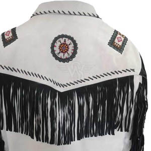 Veste Western en cuir de vache, écologique, coupe-vent, conçue pour un style décontracté moderne, avec une coupe confortable et un attrait classique - Product Image 6