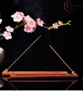 Porte-encens en bois artistique pour bâtonnets d'encens, adapté aux centres de yoga, de méditation et de spa - Product Image 2