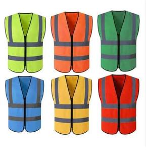 Chaleco sin mangas de alta visibilidad al por mayor, ropa de trabajo de seguridad vial, chaleco de seguridad laboral, ropa de trabajo reflectante, chaleco con bolsillos - Product Image 6
