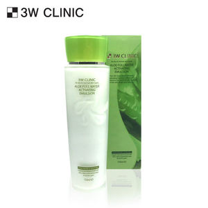 Clinic Aloe 3W Full Water Activating Emulsion 150ml Crème de soin visage et corps Ingrédients à base de Resvératrol, Camélia, Thé vert et plantes - Product Image 1