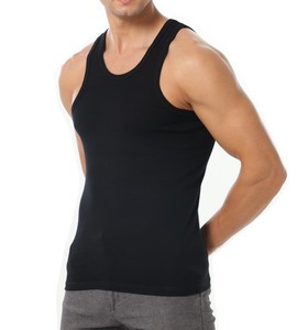 Vente en gros 100% coton débardeurs de gym pour hommes décontracté Fitness musculation gilet respirant haute qualité débardeurs - Product Image 3