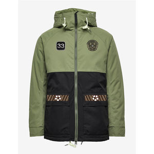 Veste matelassée unisexe personnalisée grande taille col montant manteau de travail chauffant d'hiver manteau de créateur à coudre sur le devant motif de lettres pour garçons hommes - Product Image 1