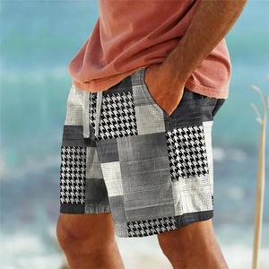 Maillot de bain 3D imprimé à carreaux vêtements pour hommes Shorts de plage séchage rapide loisirs Shorts de sport maillots de bain mode Shorts pour hommes - Product Image 2