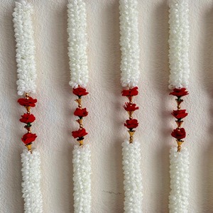 Nuevo diseño Mogra Garalnds con guirnaldas de campana, telón de fondo de escenario de tendencia boda del sur de la India telón de fondo decoración de boda Islámica - Product Image 5