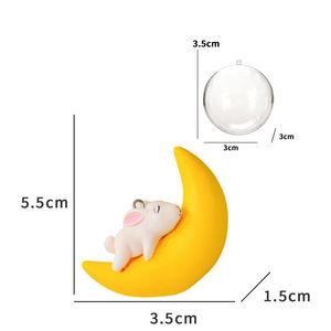 Estilo moderno PVC Diver Fish Tank Decoración Accesorios Venta al por mayor Flotante Acuario Adornos Tipo 4 Blue Girl - Product Image 5