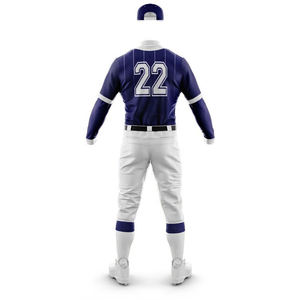 Meilleur prix, vente flash, uniforme de baseball pour hommes, imprimé, dernier design, 100% polyester, logo personnalisé, respirant, pour le softball - Product Image 4
