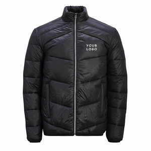 Doudoune pour homme Hiver chaud 100% Polyester Doudoune avec capuche et bulle Coton Imperméable de qualité supérieure et design - Product Image 3