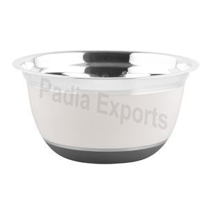 Two-Tone Stainless Steel <b>Mixing</b> <b>Bowls</b>-Handmade Eco-Friendly Classic Design - Product Image 2