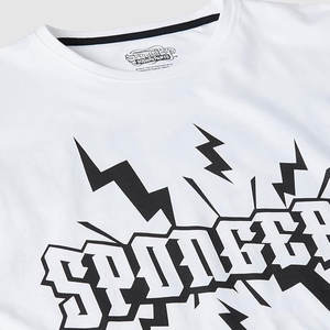 Camiseta de lavado ácido de gran tamaño de peso pesado en blanco Dropshoulder Vintage algodón básico hombres camisetas gráficas para hombres - Product Image 4