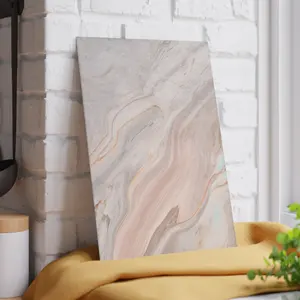 Planche à découper en verre de marbre rose, planche à découper de cuisine, décor de cuisine en marbre - Product Image 4