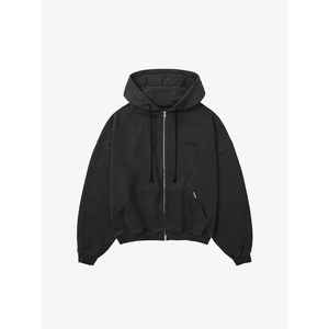 Sweat à capuche surdimensionné personnalisé avec fermeture éclair intégrale, tissu en polaire doux qui vous garde au chaud et confortable - Product Image 6