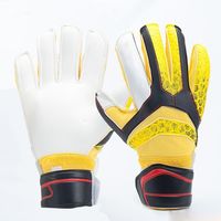 Gants de gardien de but de football professionnels, adhérence en latex, antidérapants, protection complète des doigts, fermeture à boucle réglable, haute intensité