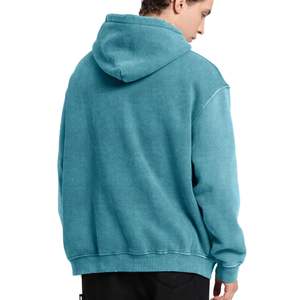 Fabrication conception personnalisée automne vente chaude unisexe sweats à capuche décontracté 100% coton poche surdimensionné basket-ball régulier - Product Image 6