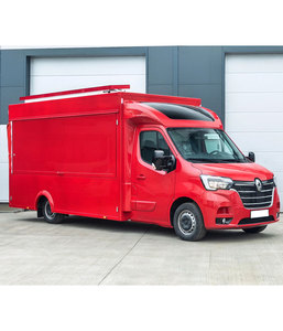 Compre Nuevos Camiones de Comida Móviles 2026 de Acero Inoxidable con 4 Ruedas Motorizadas y Resistentes a la Oxidación para Venta de Comida al Aire Libre - Product Image 1