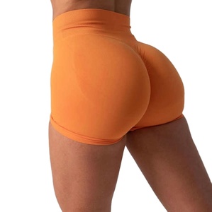 Shorts Deportivos para Mujer, Anti-rozaduras, Cintura Alta, Retráctiles, para Correr, Gimnasio, Fitness - Product Image 2