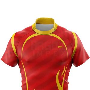 Camiseta de rugby de calidad superior para adultos Ropa deportiva de poliéster 100% Más vendida Transpirable y económica - Product Image 3