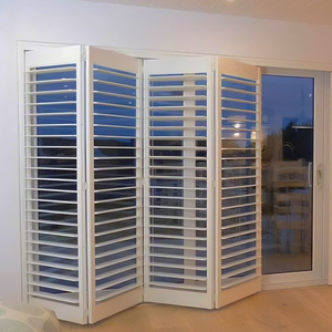 Volets de fenêtre en PVC à plusieurs niveaux en bois de tilleul les plus vendus, flexibles et offrant une intimité <span class=keywords><strong>pour</strong></span> la chambre à coucher - Product Image 2