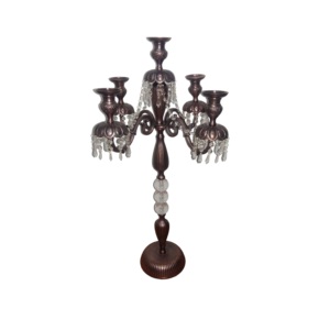 Candelabro Decorativo Hecho a Mano de Metal de Alta Calidad, Decoración para el Hogar, Interior, Bodas y Fiestas, Juego de 2 Portavelas - Product Image 5