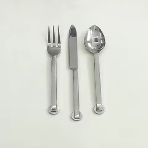 Ensemble de couverts en acier miroir avec finition argentée jetable pour mariage hôtel table service et manger ensemble de couverts - Product Image 2