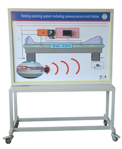 Sistema de asistencia de estacionamiento: incluye sensores de cámaras y pantalla, modelo de entrenamiento automotriz, suministros educativos - Product Image 1