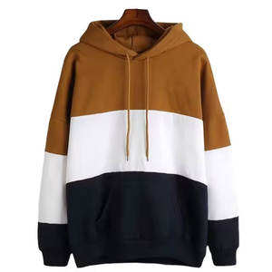 Sweat à capuche surdimensionné 100% coton pour homme Multi-Panel Multi-Color Sweat à capuche à manches longues Winter Plain Dyed - Product Image 1