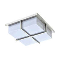 Plafonnier ovale 2 lumières de 32 pouces à encastrer Plafonnier intérieur semi-encastré 65W avec abat-jour gris ardoise