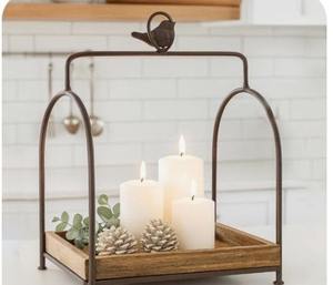 Plateau de service de luxe en bois - Product Image 6