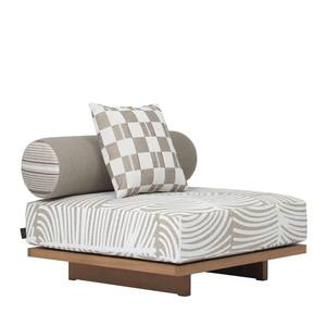 Muebles de Jardín Modernos para Patio, Proyecto de Hotel y Resort, Sofá Seccional de Teca, Resistente a la Intemperie, con Estructura de Madera Sólida - Product Image 5