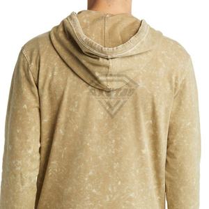 เสื้อฮู้ดดี้ผู้ชายผ้าเฟรนช์เทอร์รี่ลายกราฟิกวินเทจฟอกสีราคาถูก ปี 2026 ราคาใหม่ถูกที่สุด ระบายอากาศได้ดี - Product Image 3