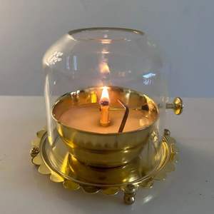 Brass Diya for Puja Oil <b>Lamp</b> <b>Lotus</b> Shape Deepak for Pooja Diwali Decoration Kuber Diya - Product Image 4