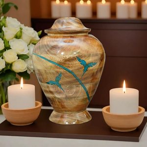 Urnas de cremación para cenizas humanas, caja de urnas para mujeres y hombres adultos, urnas conmemorativas decorativas para cenizas grandes - Product Image 4