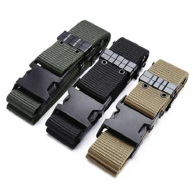Outdoor Tactical Nylon Belt for Personal Defense Equipment Use