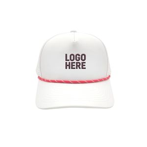 Gorra de Golf de 5 Paneles con Logotipo Bordado Personalizado, Orificios Cortados con Láser, Visera Curva, Secado Rápido y Cierre a Presión - Product Image 4