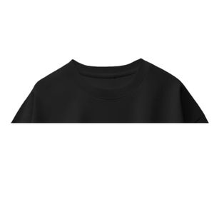 T-shirt décontracté pour homme de grande taille, logo personnalisable de haute qualité, couleur noire, 220 g/m², 100 % coton biologique respirant - Product Image 6