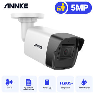 ANNKE C500 I51DL 3K 5MP gözetim PoE <span class=keywords><strong>IP</strong></span> kamera Bullet 30m IR H.265 Microphone mikrofon ses ağ güvenlik kamerası - Product Image 3