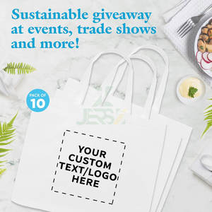 ถุงผ้าสีขาวขนาดจัมโบ้ออกแบบได้ตามที่ต้องการใช้ซ้ำได้ช้อปปิ้งร้านขายของชำเป็นมิตรกับสิ่งแวดล้อมมีซิปเปิดส่งเสริมการขาย - Product Image 4