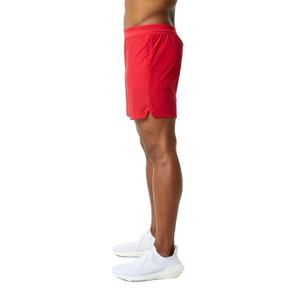 Pantalones Cortos Deportivos Rojos de Cintura Alta para Hombre, Secado Rápido, Transpirables, para Fitness, Correr, Entrenamiento, con Cierre de Cordón, 100% Poliéster - Product Image 4