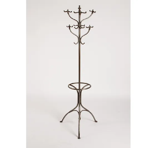 Stable Tripod Base <b>Metal</b> Coat <b>Stand</b> | Minimalist Black Freestanding Hanger for Coats, Bags & Accessories" - Product Image 4