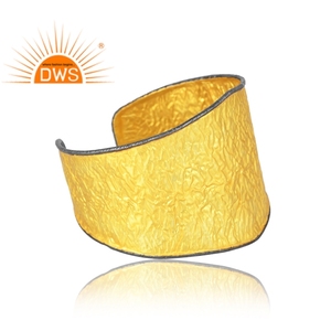 Fabricante de Joyería Personalizada, Brazalete de Latón Chapado en Oro de 18K, Joyería Personalizada para Mujer, Regalo para Ella - Product Image 3