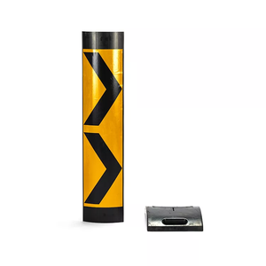 Delineateur de sécurité pliable Wesure 1140 mm en PE réfléchissant pour routes urbaines – Produit d'avertissement routier - Product Image 4