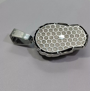 เครื่องประดับฮิปฮอปสั่งทำจี้ผีสยองขวัญสยองขวัญปลูกด้วยเพชรหน้ากากเย็นจี้925เงินสเตอร์ลิง - Product Image 3