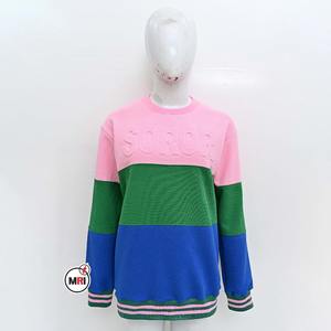 Logo personnalisé unisexe coton gaufré bâton imprimé t-shirts gaufré tricot tissu avec gaufrage t-shirts surdimensionnés - Product Image 3