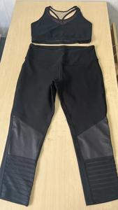 Conjuntos de ropa de Yoga de talla grande de Vietnam de poliéster de LICRA automatizado transpirable diseño personalizado deportivo sólido sin costuras para mujer - Product Image 4